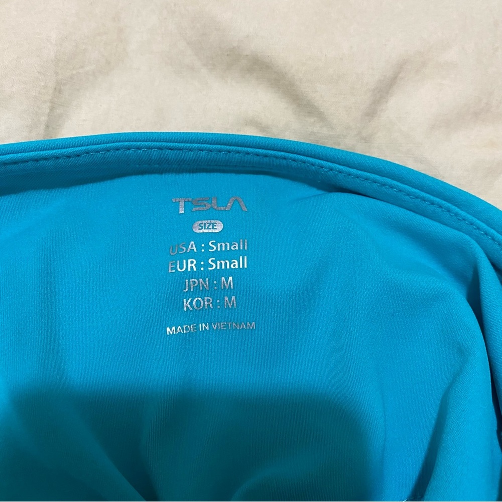 TSLA teal leggings - Picture 3 of 4